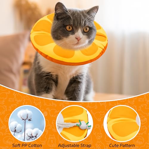 Cat Cone Collar Soft (Orange / Large)