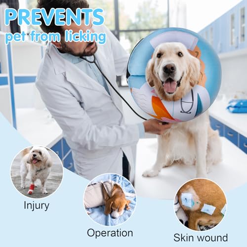 Dog Cone Collar Alternative After Surgery (Nurse / XL(Neck:18"-21"))