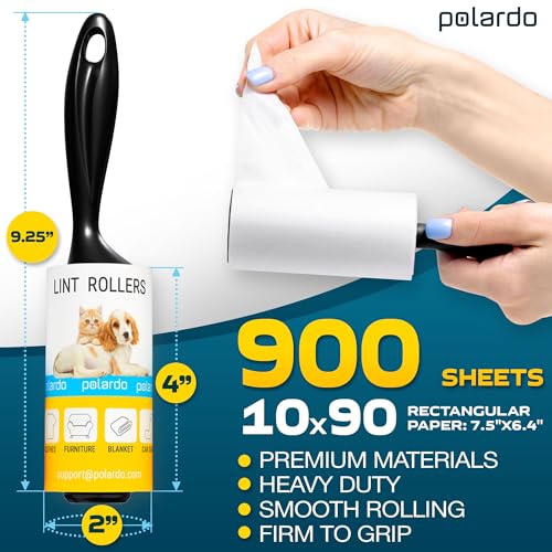 Lint Rollers 2 pcs (10 pcs - 900 Sheets)