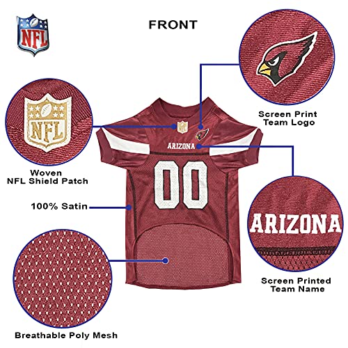 NFL Arizona Cardinals Dog Jersey (Arizona Cardinals / Medium)