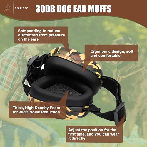 Dog Ear Muffs for Noise Protection 30db (X-Small)