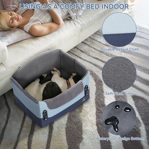 Dog Car Seats for Small Dogs (Blue / Small)