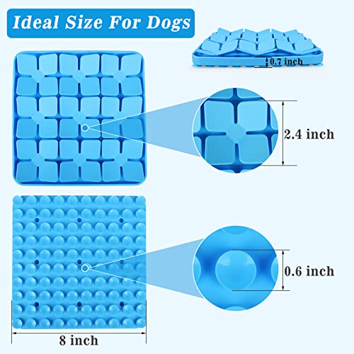 Snuffle Mat for Dogs (S-8"X8" / Blue-S)