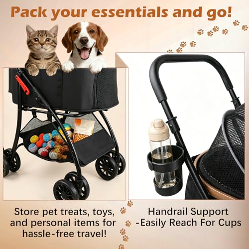 Pet Stroller for Small Dogs Cats