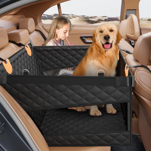 Large Dog Car Seat (Black / Large)