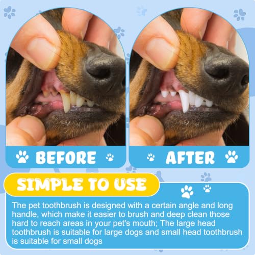 150 Pcs Finger Dog Toothbrushes (Popular Color)