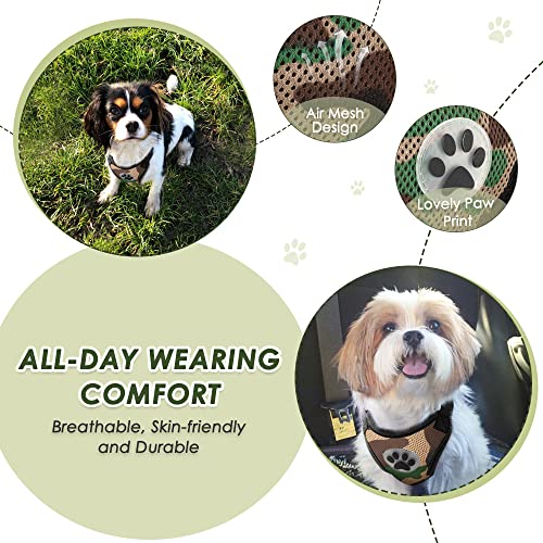 Dog Seat Belt and Harness for Car (Camo / XX-Small)