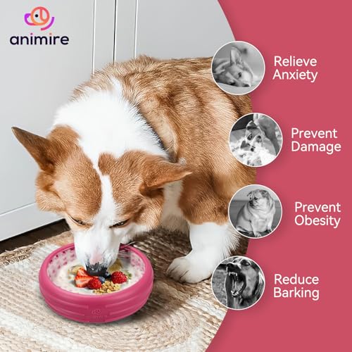 Dog Lick Bowl (L / Rose)