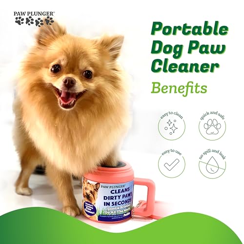 for Dogs Portable Dirty Paw Washer for Medium Sized Dogs (Royal Blue / Medium)