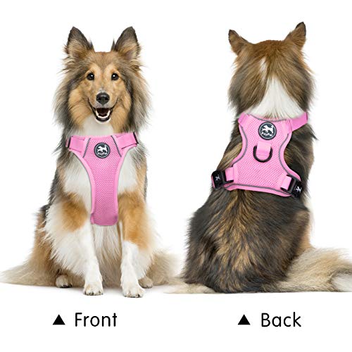 Mesh Dog Harness (XL / Light Pink)