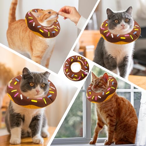 Cat Cone Collar Soft (Donut Brown / Medium)