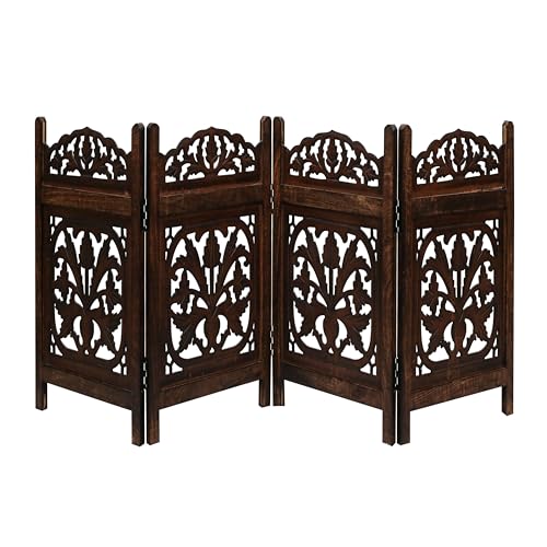 Dog Gate Wooden Free Standing Gate (Burnt / 72"x24" Gamla 4 Panels)