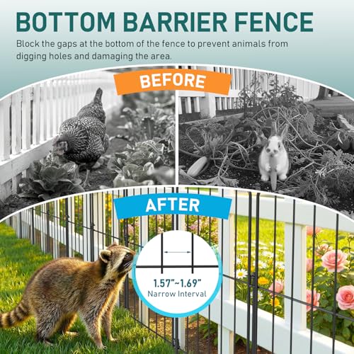 Garden Fence Total 25ft (Square arch)
