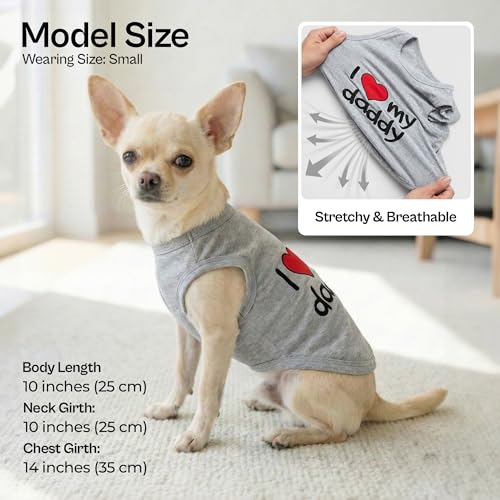 2 Pack Dog Shirts (Small (5-8lbs))