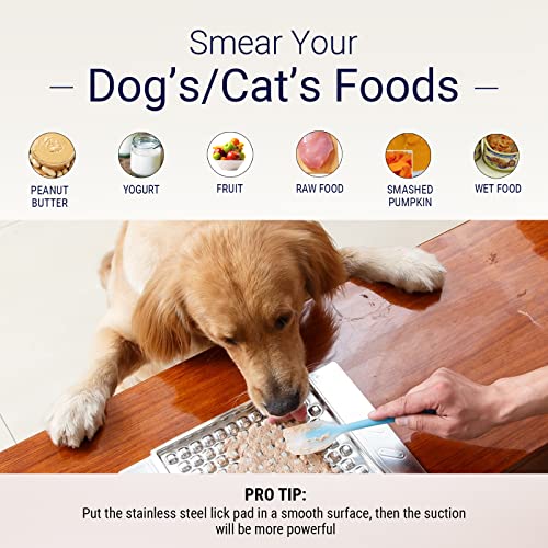 304 Stainless Steel Lick Mat for Dogs & Cats (Stainless Steel (Single))