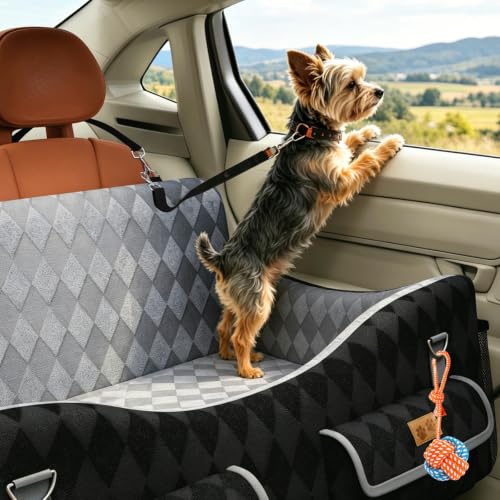 Dog Car Seat for Medium (Black/Grey / Large)
