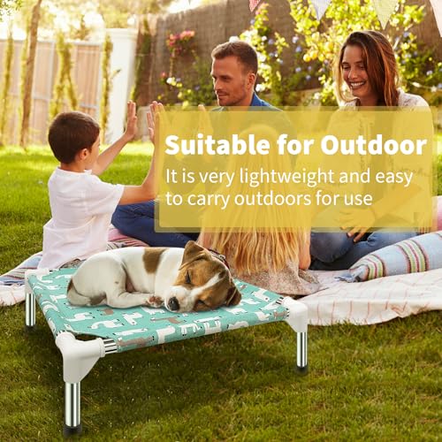 Elevated Dog Bed Pet cot for Small Dogs (Small)
