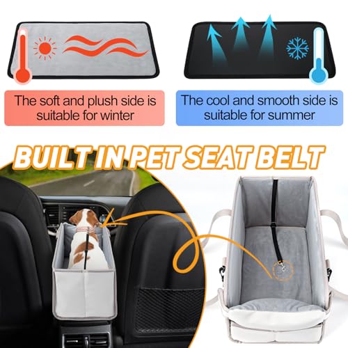 Portable Dog Car Seat for Small Dogs
