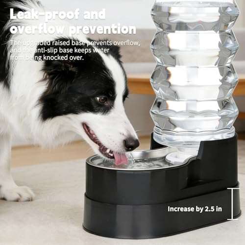 9L Elevated Dog Water Dispenser (9L / Premium Black)