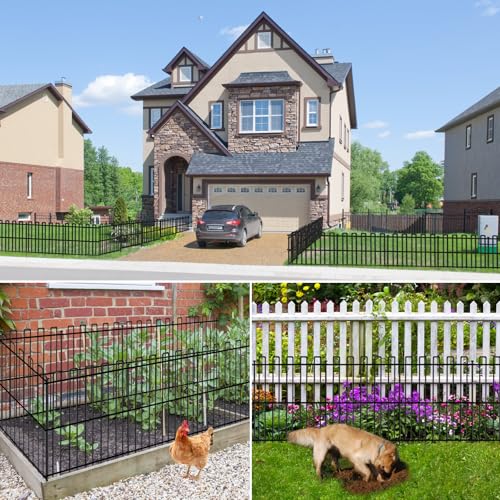 25 Panels No Dig Animal Barrier Fence (25 Panels, 32in(H) x 49ft(L))