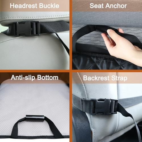 Front Seat Cover for Dogs 2PK Car Seat Covers Front Seats Pet Car Seat Cover Bucket Car Seat Cover for Dogs Front Car Seat Covers Front Seat Pet Cover (19x43x5” (Pack of 2))