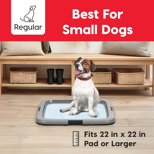 Pee Pad Holder (Black/Gray / 22" x 22" (2-Pack))