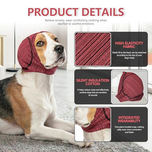 Dog Head Wrap (Red / X-Large)