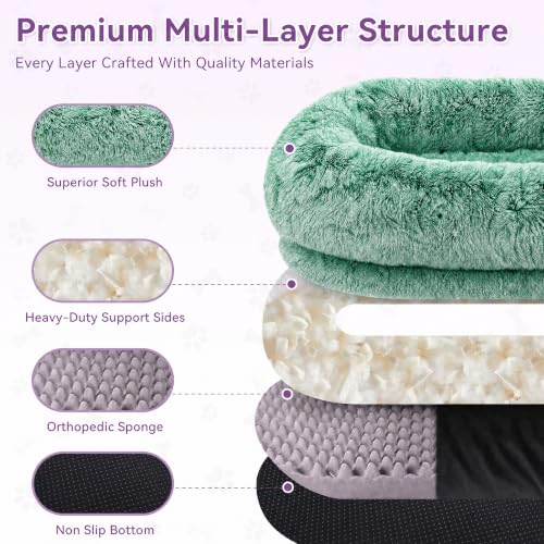 Human Dog Bed (Gradient Green)