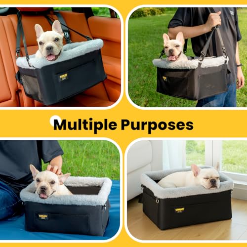 2 Pack Dog Car Seat (Black / 2 Pack-Small Dogs under 20lbs)