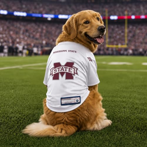 NCAA Mississippi State Bulldogs Stretch Pet Jersey (Mississippi State Bulldogs / X-Large)