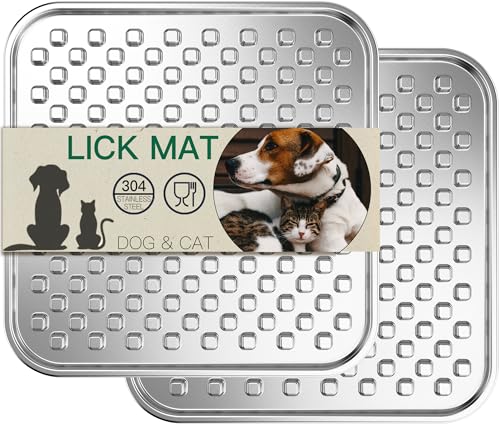 Lick Mat for Dogs & Cats (Large-2Pack)