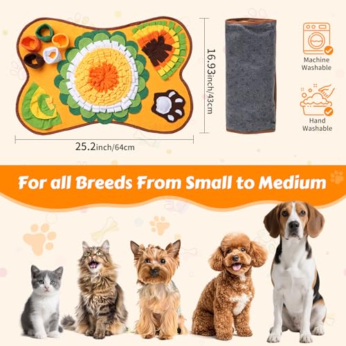 Snuffle Mat for Dogs (Bone)