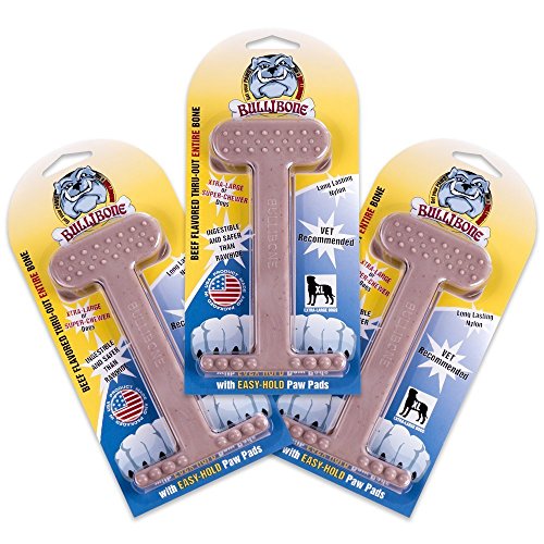 Nylon Dog Chew Toy for Aggressive Chewers (XL - 3 Pack)