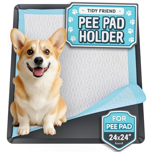 Dog Pee Pad Holder (Black / 1 Pack)