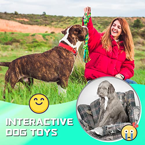 Dog Rope Toy for Medium Dogs (14 Packs / Large)