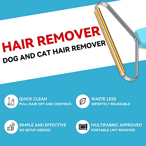 Carpet Rake Lint Remover (Sky Blue)