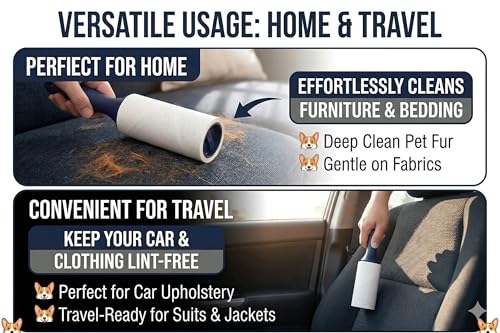 Extra Sticky Lint Roller (4 Packs)