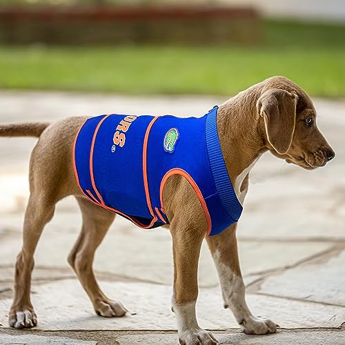 NCAA Florida Gators Dog Anxiety Shirt Calming Soothing Vest (Extra Small / Florida Gators)