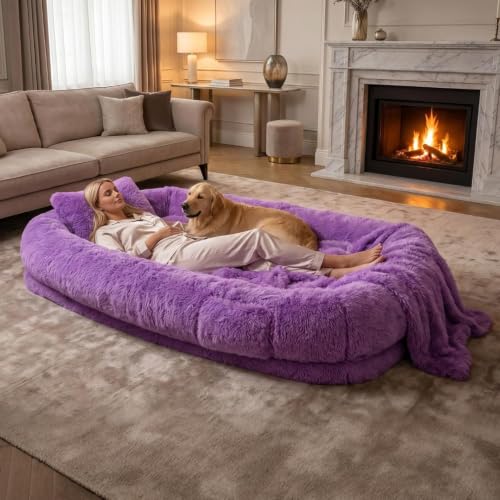 Human Dog Bed (Purple)
