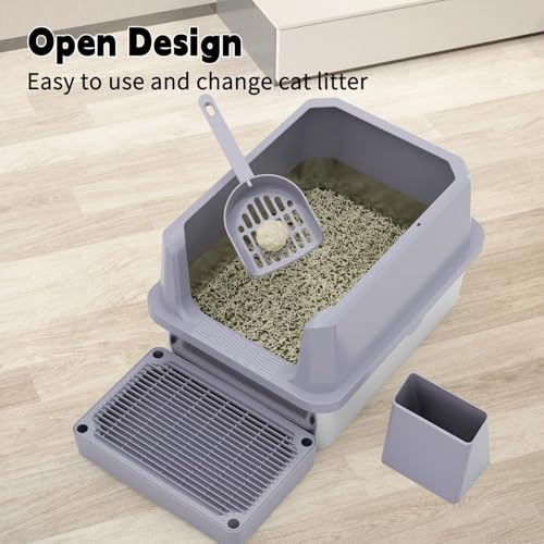 Cat Litter Box Non (Gray)