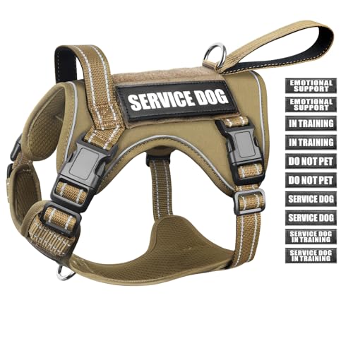 Tactical Dog Harness (Large / Brown)