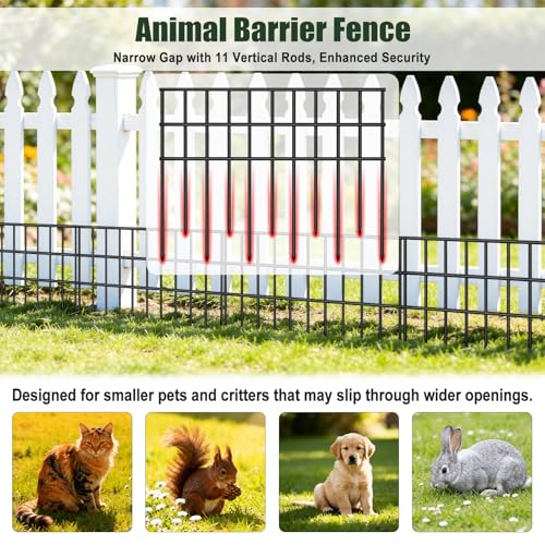 Animal Barrier Fence 30 Pack (30 Panels，42.5ft(L) x 13in(H)))