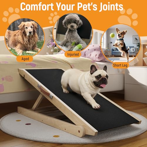 40" Dog Ramp for Couch & Low Bed (40x16Inch)