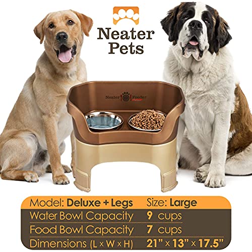 Neater Feeder Deluxe Mess (Large + Standard Bowl / Bronze)