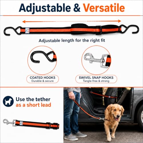 Dog Car Harness & Zipline System