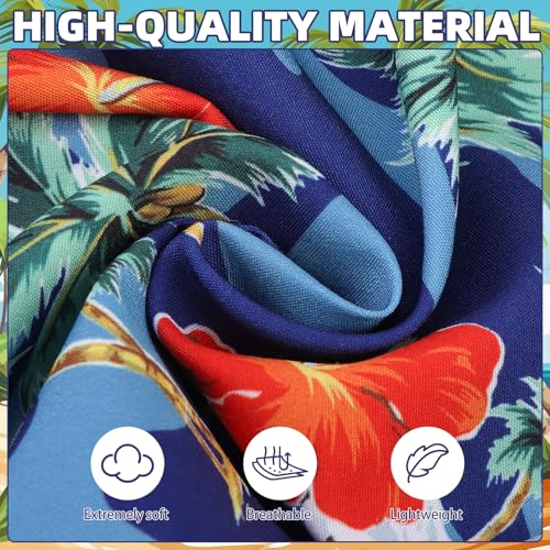 Dog Hawaiian Shirt (Large / Hawaiian Blue)