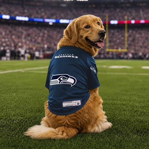 NFL Seattle Seahawks Stretch Pet Jersey (Seattle Seahawks / Medium)