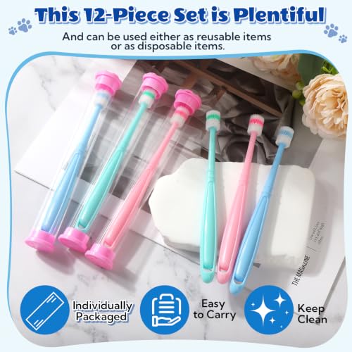12 Pack Small Dog & Cat Toothbrush