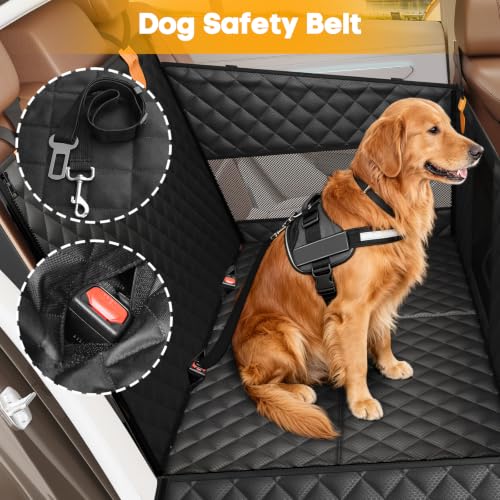 Large Dog Car Seat (Black / X-Large)
