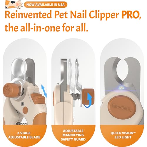 Pet Nail Clipper PRO 2026 (Brown)